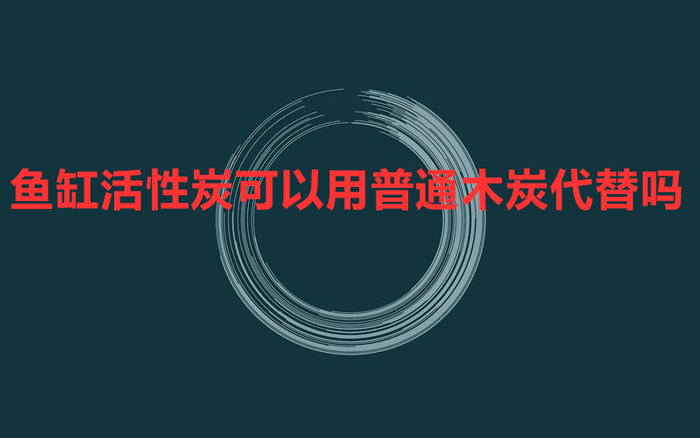 魚(yú)缸活性炭可以用普通木炭代替嗎?