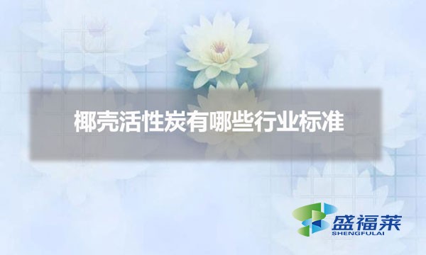 椰殼活性炭有哪些行業(yè)標(biāo)準(zhǔn)